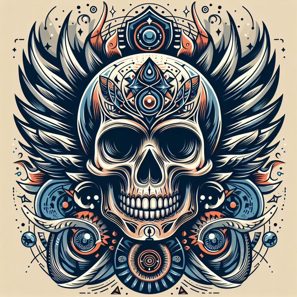 Skull Art Print